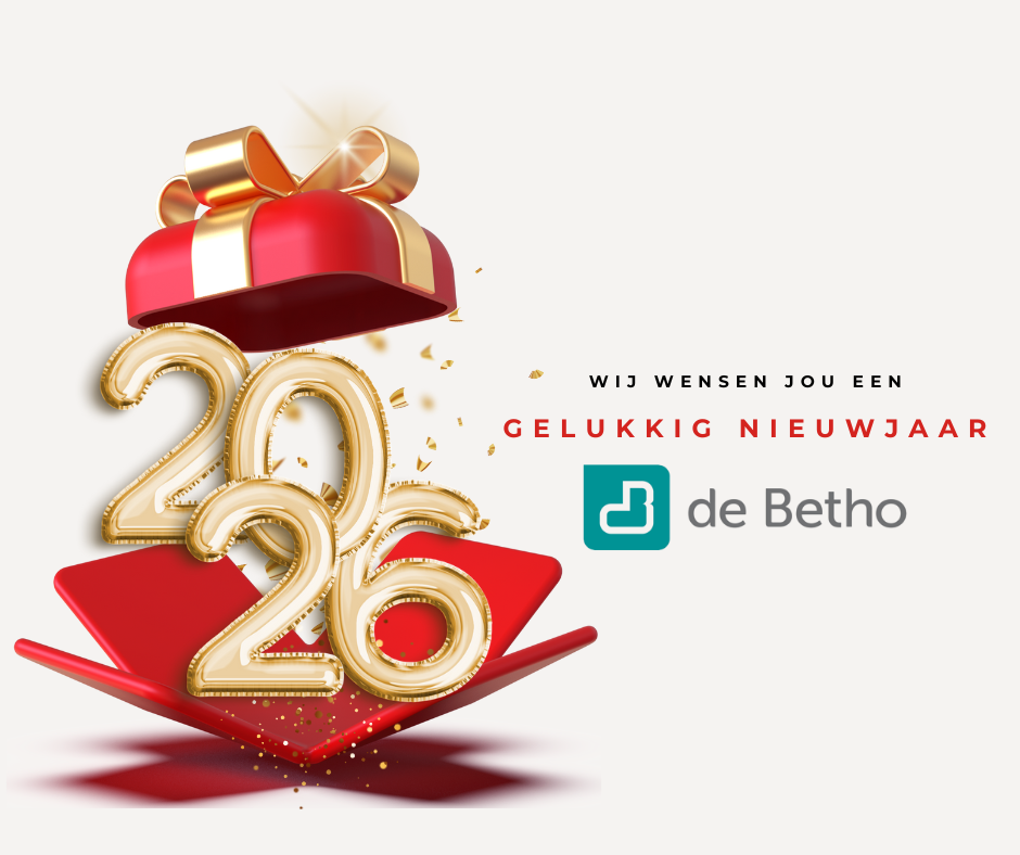 Gelukkig nieuwjaar van ons aan jou De Betho