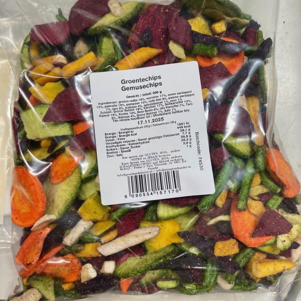 Groentenchips met zorg verpakt! 3 de Betho